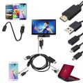 5 Pin & 11 Pin Micro USB For Mhl to HDMI 1080P HD TV Cable Adapter for Android Phone TV PC Laptop. 