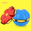 Phlat Ball V3 Flash - Throw a Flat Disc, Catch a Light-Up Ball. 