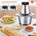 Electric Meat Grinder Chopper Stainless Steel Kitchen Machines Vegetable Crusher Slicer Machine Household Mixer Food Processors. 