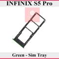 Infinix S5 Pro SIM Tray Sim Jacket Sim Slot Sim Door For Infinix S5 Pro - Green. 