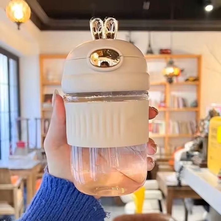 Lovely%20Cartoon%20Rabbit%20Water%20Bottle%20%E2%80%93%20350ml%20Portable%20Glass%20Cup%20with%20Straw,%20Strap%20&%20Cover%20for%20Kids%20&%20Girls%20-%20Image%204