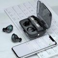 M17 Buds Wireless Bluetooth EarBuds 9D HIFI Sound Stereo Earphones with Power bank Pod Bluetooth ear phone Ear Buds AIrdots Premium Quality. 