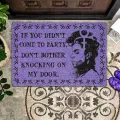 FLYEER Funny Prince Door Floor Mat Entrance Front Doormat - If You Didn'T Come to Party Don'T Bother Knocking on My Door. 
