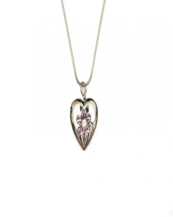 Valentine's%20Day%20Silver%20Pendant%20Heart%20Shape%20for%20Women%20-%20Image%203