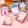 1 Book of 80 Pink Girls  Cute Sticky Notes Creative Office Stationery Message Notes. 