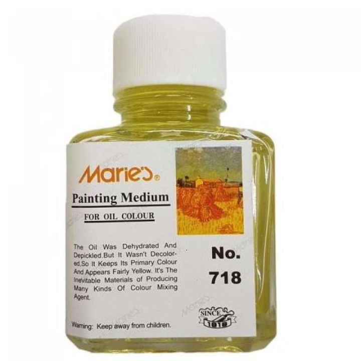 Maries Linseed Oil Painting Medium 75ML