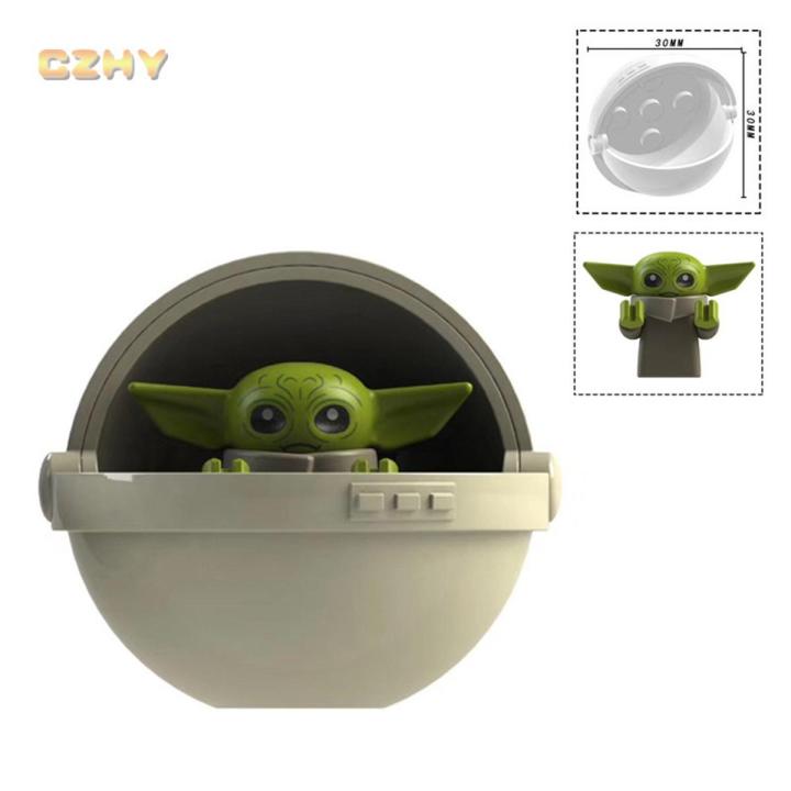 Baby Yoda in Cot Minifigures Lego Star Wars Blocks Toy