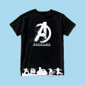 Avengers EndGame T Shirt (Black) - Iron Man, Captain America, Thor - Cotton T-Shirt End Game. 