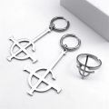 Stainless Steel Jewelry Set Ghost BC Rock Band Pendant Necklace The band Ghost Ghoul Chain Necklaces Fashion Earring Ring collar. 