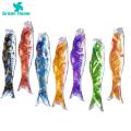Green Home Carp Streamer Durable Eye-catching Vivid Looking Fish Windsock. 