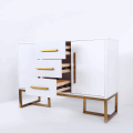Versatile Wooden Chester Drawer Sideboard - Wood Storage Cabinet, Dresser, and Equalist Sideboard for Stylish Home Organization. 