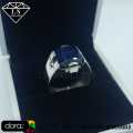 Genuine Blue Neelam Emerald Cut Neelam Ring 925 Sterling Silver – Astrology Approved Neelum Stone, Engagement & Wedding Jewelry for Men & Women, Luxury Design. 
