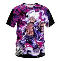 Fashion Kid Anime One Piece Luffy T Shirt Boy Clothing Kids Boys Tshirt Children T-shirt Summer Short Sleeve Tops One Piece Tees. 