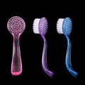 Non-electric Exfoliating Facial Brush Skin Care Soft Scrub Plastic With Handle-random. 