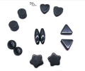 2 PCS from Every Type Ball, Heart, Cylinder, Oval, Triangle and Star Shape Magnet Toy (Total 12 PCS). 