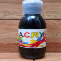 Acrylic Color Paints 75 ml Bottle Pack of 2 Bottles White &  Black ColorArt # SS-Acrylic 75ml-W&B-1 Pc-002. 