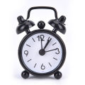 Mini Alarm Clock Electronic Round Number Double Bell Desk Digital Quartz Clock. 