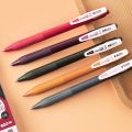 【BestGO】Retro press Color ink Gel Pen Morandi Nordic Signature Pen Escolar Papelaria School Office Supply Promotional Gift. 
