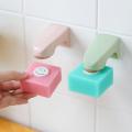Punch-free Magnet Soap Dispenser Wall Novelty Creative Soap Holder Container Magnetic Attachment Bathroom Soap Adsorption Rack. 