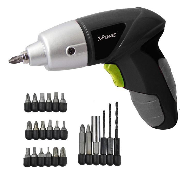 Cordlesss Rechargeable Screwdriver Machine 4.8V with 23 pcs Bits