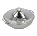 Alpha Stainless Steel Hot pot Royal Steel lid. 