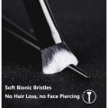 1pc Multifunctional Concealer Makeup Brush 2 Inclined Cosmetic Liquid Foundation Contour Cream Beauty Brushes Face Make Up Tools. 