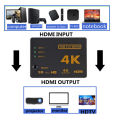 Poppies Muoe 4K 2K 3x1 HDMI Cable Splitter HD 1080P Video Switcher Adapter 3 Input 1 Output Port HDMI Hub for Xbox PS4 DVD HDTV PC Laptop TV. 