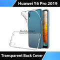 Huawei Y6 Pro 2019 Back Cover Transparent Soft Silicone Crystal Clear Case Cover For Huawei Y6 Pro 2019. 