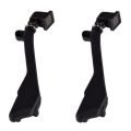 2X Black Rubber Snorkel for 1/10 RC Crawler Car Traxxas TRX-4 Defender TRX4 T4 Accessories. 