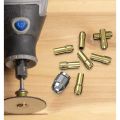 10Pcs Brass Collet for Dremel,Replacement 4485 Quick Change Rotary Drill Nut Tool Set 0.8/1.2/1.5/1.8/ 2.0/2.4/3.0/3.2mm. 