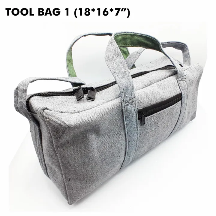 18%20Inch%20Heavy%20Duty%20Canvas%20Tool%20Bag%20for%20Electricians%20Carpenters%20Mechanics%20AC%20Technicians%20Car%20Tool%20Storage%20and%20Home%20Use%20-%20Image%203