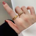 Singsing Stainless Ring for Women Non Tarnish Non Fade Gold Rings Accessories Jewelry. 