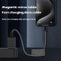 Magnetic USB C To C 100W Fast Charger Cable for iPhone 15 Xiaomi USB A To Type C Data Charging Wire for MacBook Samsung LG Pixel. 