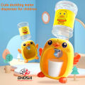 Duck Water Dispenser Mini Cute Duck Drink Water Machine Toy Electric Water Dispenser Safe to Use Model Educational Kids Dollhouse Accessories for Birthday Gift for Kids - 7420. 