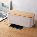 Cable Storage Box Socket Organizer Cable Tidy Storage Box-F. 