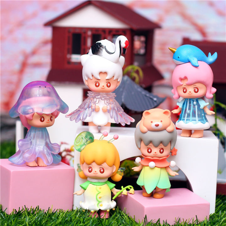 pvc blind box hand-made agency factory new product elf dance full set gift female gift surprise box unboxing