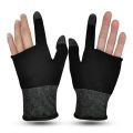 1 Pair - Two Finger Gaming Gloves Breathable Anti-Sweat Compatible For Pubg , Free Fire Touch Screen Fingertips - Full Hand Pubg Gloves Pair Triggers Fire Button Anti-Sweat Breathable Thumb Gloves Sleeve With Extra Grip for Gaming And Daily Use. 