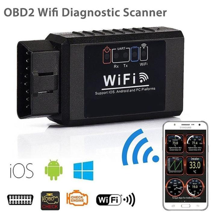 MotoDia B1 OBD2 WiFi Code Reader Diagnostic Tool, Black