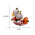 One Piece Monkey D Luffy Boat THOUSAND SUNNY Car Decoration Garage Kit Anime Model Cake Decor Staw Hat Crew Boat Gift. 