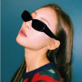 Moonlight New Small White Frame Oval Sun Glasses Trend Sunglasses Unisex Punk Street Trend Cool Eyeglass Shades Glasses Frame UV400. 