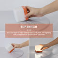 Migeet Flip Nightlight Timer Cube Shaped Rechargeable Night Lamp 2 Light Brightness Decorative Beside Lamp USB Rechargeable 3000K Warm White Nightstand Lamp for Baby Kids Nursery Bedroom Office. 