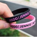 Kpop Idol BLACKPINK JISOO JENNIE ROSE LISA Silicone Bracelet. 
