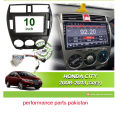 Honda city 2009 to 2020 model lCD panel frame silver colour. 