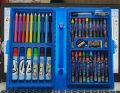 42 in 1 Artists Drawing Sets Drawing Kits Supplies for Kids Boys & Girls, Cars Frozen Ben10 Spiderman Princess Unicorn Sofia Drawing Painting Set Include Crayons, Coloured Pencils, Coloured Markers, Eraser, Sharpener Stationery Set for Children. 
