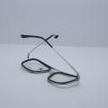 GERMANY Stainless Steel Glasses Steel Blade Luxury Brand Square Bridge Computer Glasses with UV Lens to Protect Your Vision for Unisex. 