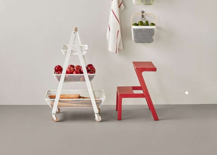 IKEA MÄSTERBY Step stool, Red
