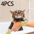 4 Pieces Cat Feet Claw Covers Bathing Multifunctional Cat Shoes Anti Scratch. 