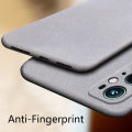 Biruiqu For Oneplus 9 9 Pro Shockproof Anti Slip Soft TPU Sandstone Matte Back Case Cover. 