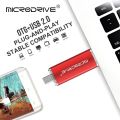 Microdrive USB flash drive OTG high Speed drive 128GB 64GB 32GB external storage double Application Micro USB Stick. 
