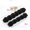 Hair Accessories For Her Set Of 2 - Hot Buns - Black  Flower Jora Maker Hair Bun Jura Donut Style Extension Pony tail Wrap Tool 2 Hair Accessories Flower Shape Tiaras Hair Styling Tool Women Girls Sponge Bract Head Meatball Hair Bun Maker Ring Donut. 